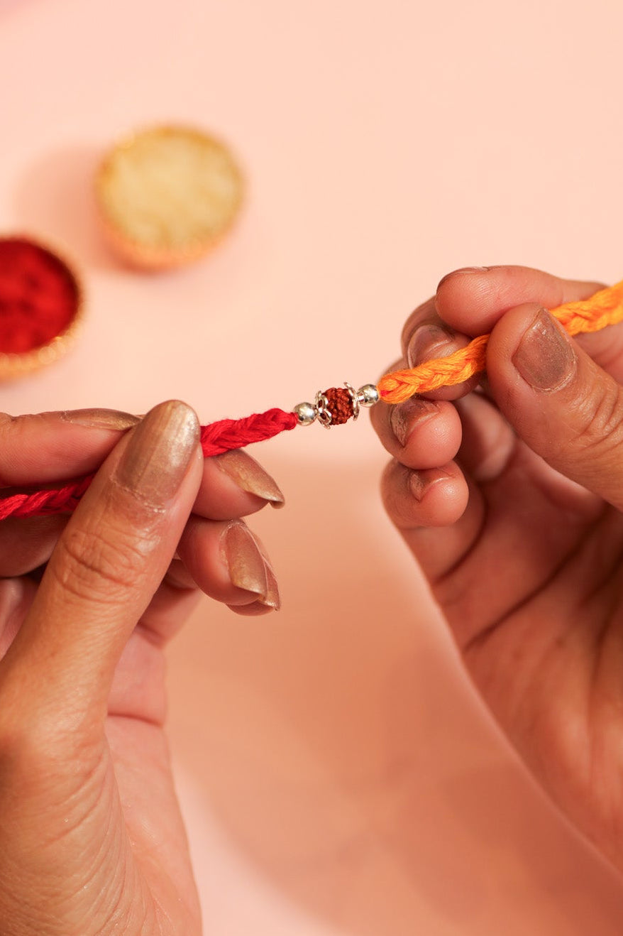 Aadhya Rudraksh Thread Rakhi - Image 5