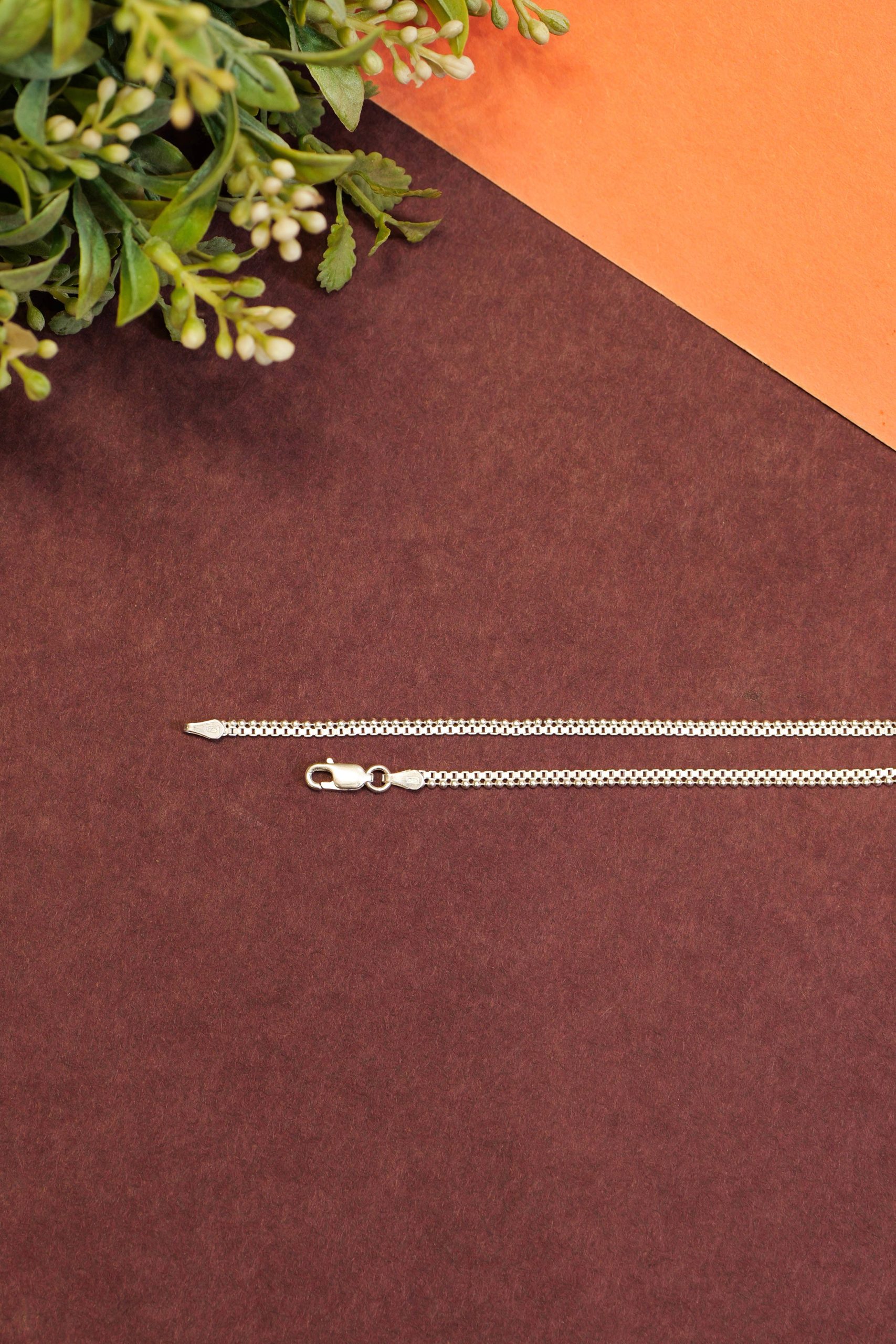 Anokhi Sleek Beads Chain Anklet - Image 6