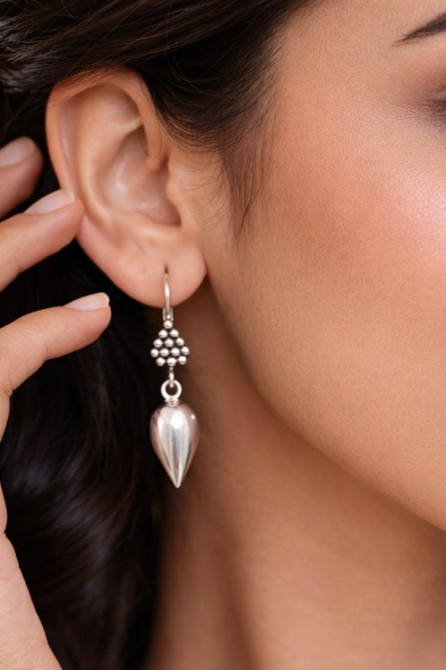 Anaya Classic Drop Fish Hook Earring - Image 2