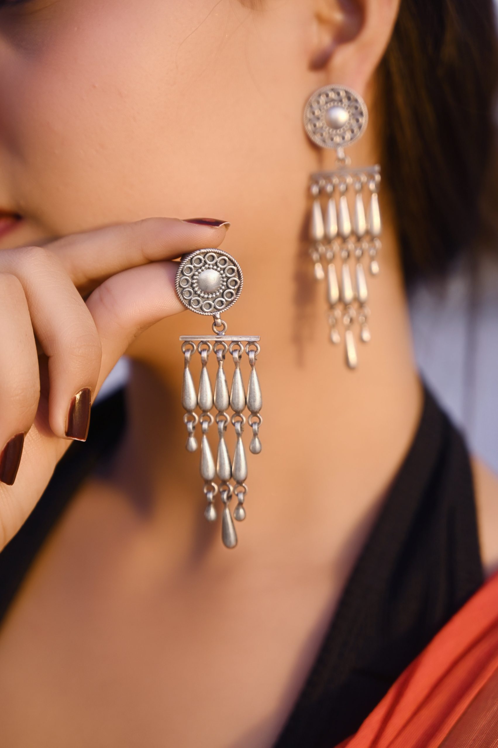 Anokhi Cascade Drop Earrings - Image 2