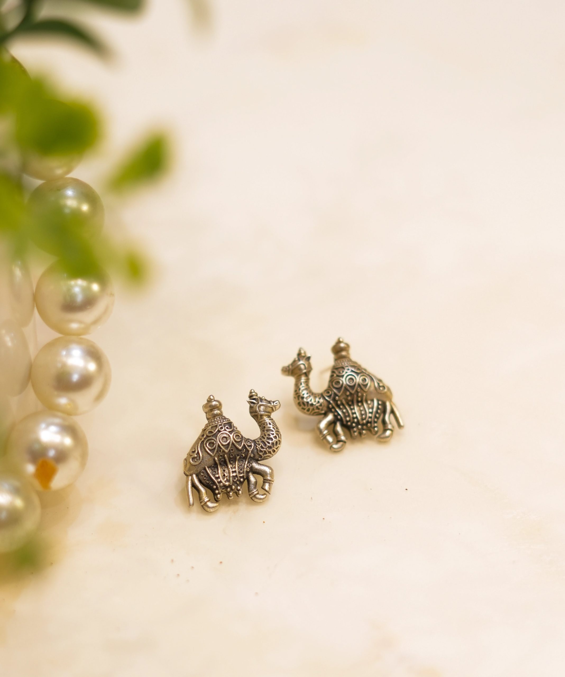 Aadhya Desert Camel Stud Earring - Image 4